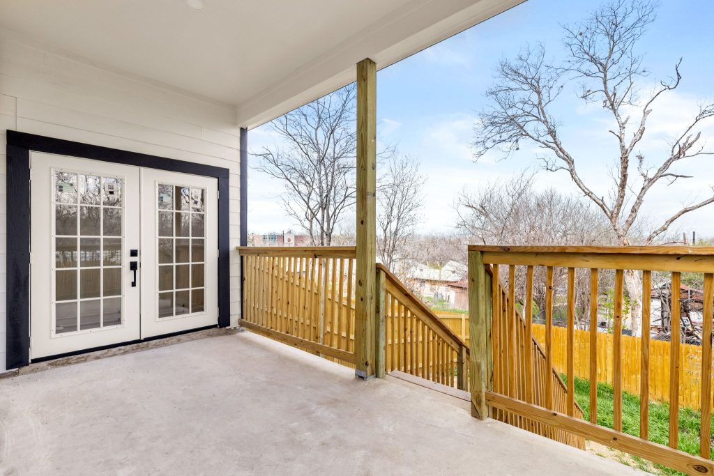 huge patio for entertainment in our flagship rental in San Antonio Texas 