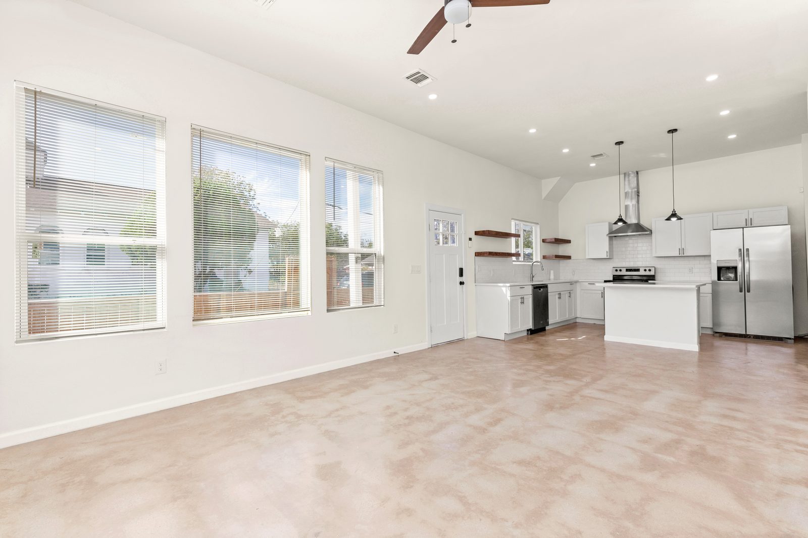 Open living room